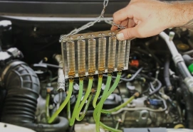 Jak wygląda test przelewowy wtryskiwaczy diesel?
