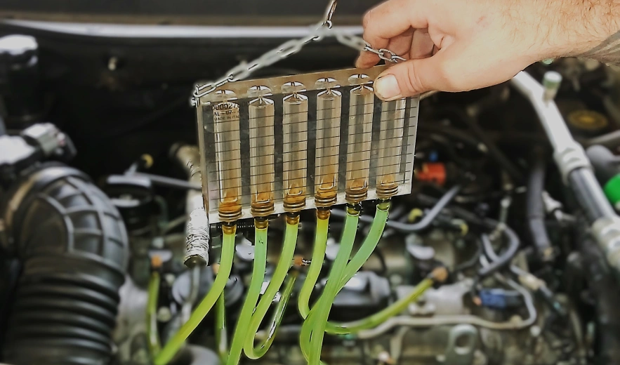 Jak wygląda test przelewowy wtryskiwaczy diesel?