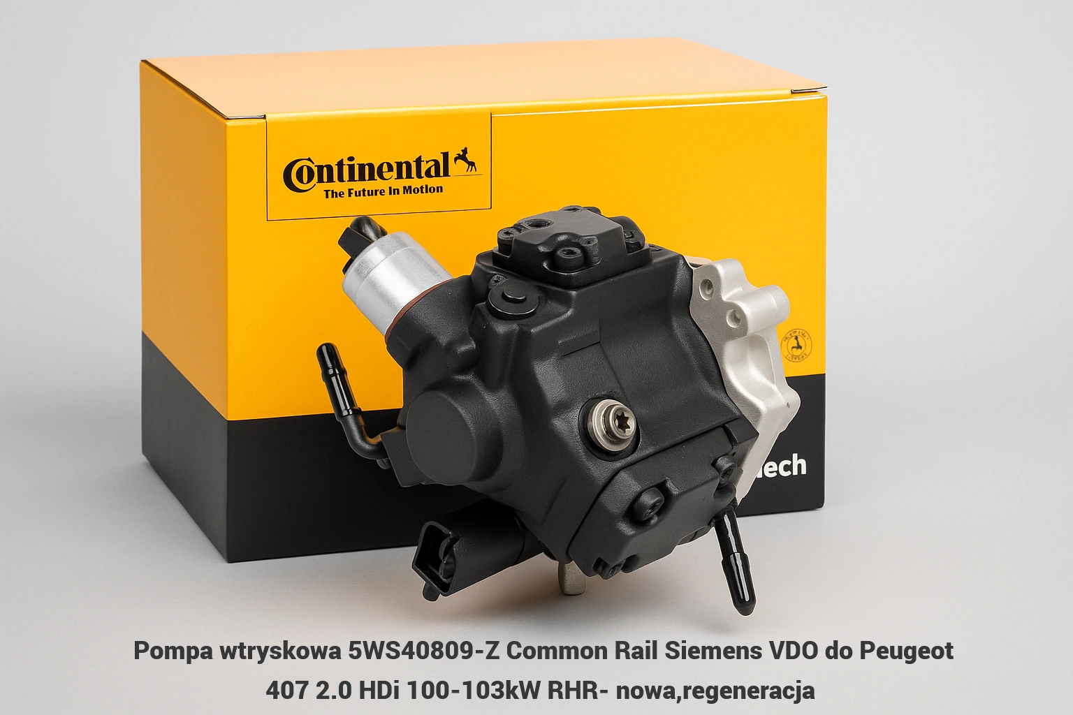 Pompa wtryskowa 5WS40809-Z Common Rail Siemens VDO do Peugeot 407 2.0 HDi 100-103kW RHR- nowa,regeneracja