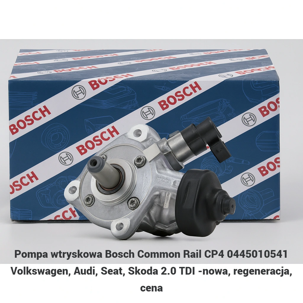 Pompa wtryskowa Bosch Common Rail CP4 0445010541 Volkswagen, Audi, Seat, Skoda 2.0 TDI -nowa, regeneracja, cena