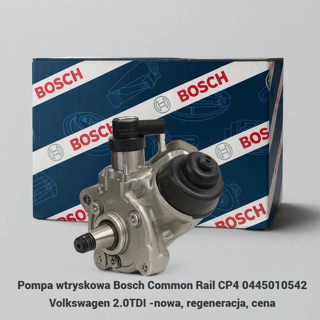 Pompa wtryskowa Bosch Common Rail CP4 0445010542 Volkswagen 2.0TDI Pompa wtryskowa Bosch Common Rail CP4 0445010542 Volkswagen 2.0TDI -nowa, regeneracja, cena