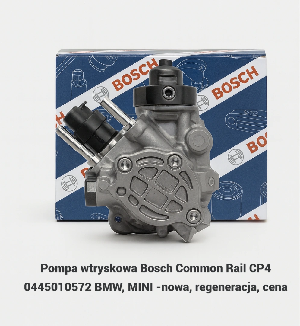 Pompa wtryskowa Bosch Common Rail CP4 0445010572 BMW, MINI -nowa, regeneracja, cena