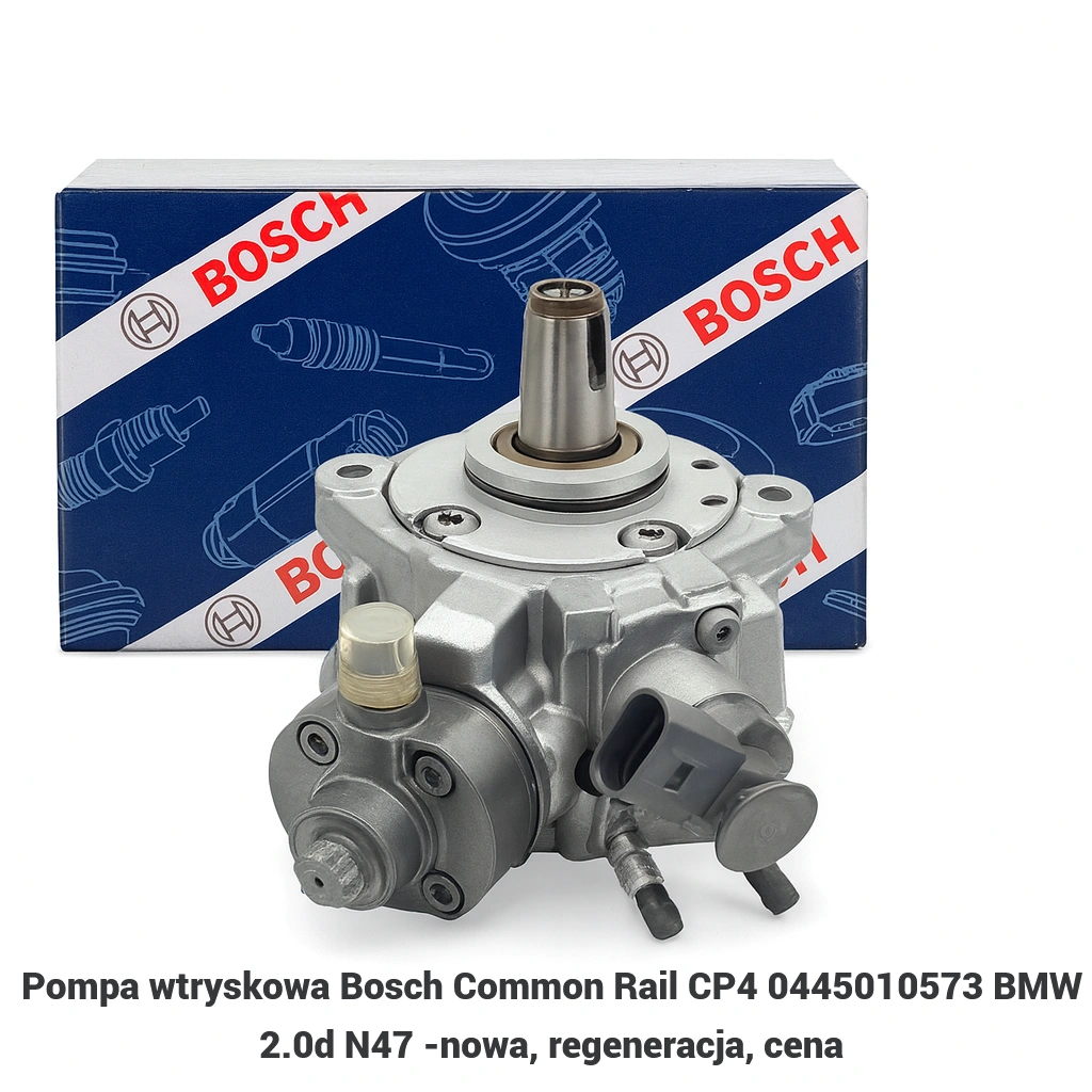 Pompa wtryskowa Bosch Common Rail CP4 0445010573 BMW 2.0d N47 -nowa, regeneracja, cena