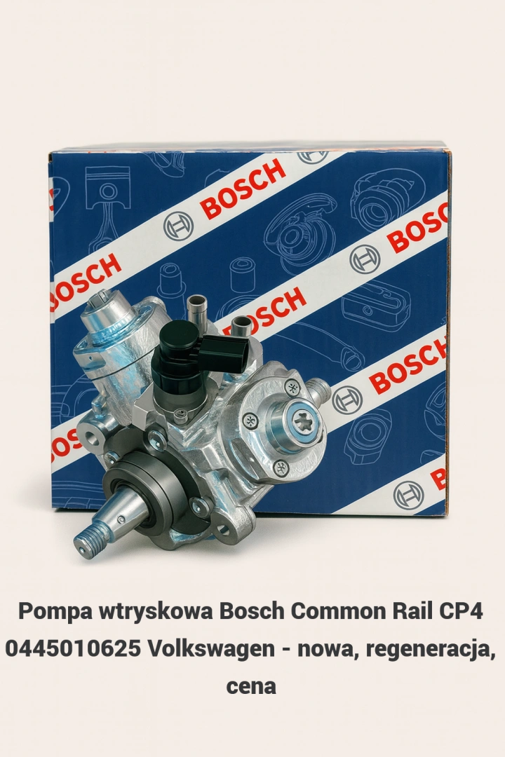 Pompa wtryskowa Bosch Common Rail CP4 0445010625 Volkswagen Pompa wtryskowa Bosch Common Rail CP4 0445010625 Volkswagen - nowa, regeneracja, cena