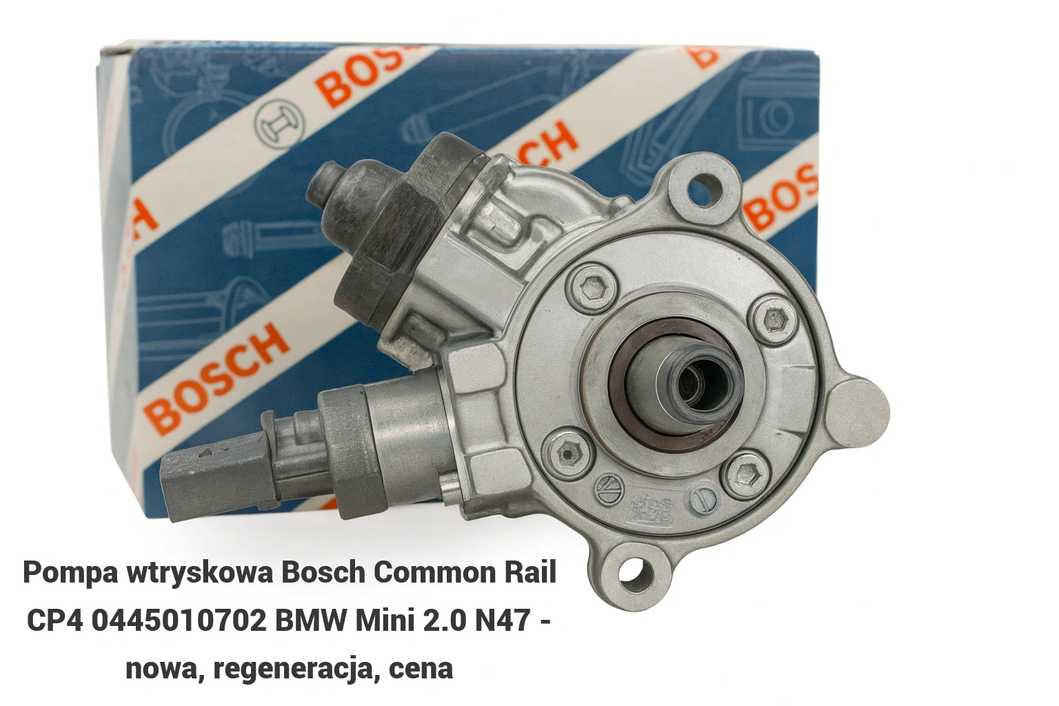 Pompa wtryskowa Bosch Common Rail CP4 0445010702 BMW Mini 2.0 N47 Pompa wtryskowa Bosch Common Rail CP4 0445010702 BMW Mini 2.0 N47 - nowa, regeneracja, cena