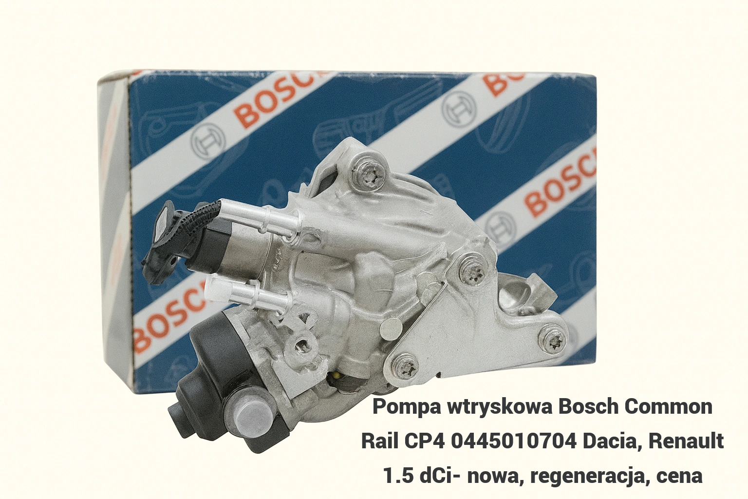 Pompa wtryskowa Bosch Common Rail CP4 0445010704 Dacia, Renault 1.5 dCi- nowa, regeneracja, cena