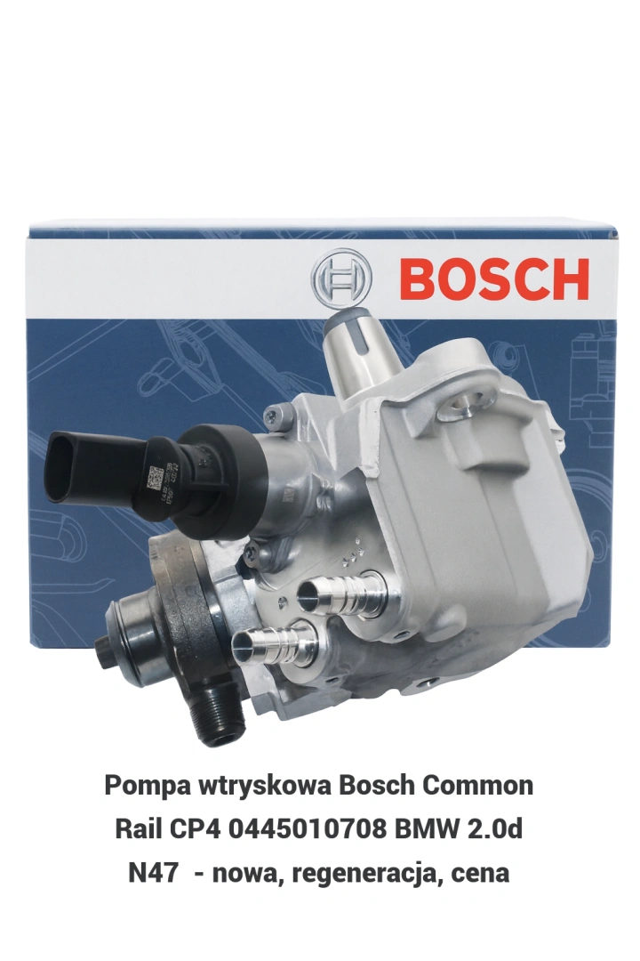 Pompa wtryskowa Bosch Common Rail CP4 0445010708 BMW 2.0d N47- nowa, regeneracja, cena