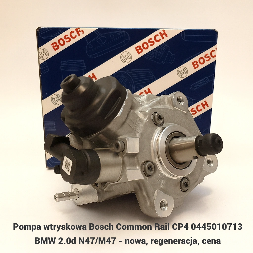 Pompa wtryskowa Bosch Common Rail CP4 0445010713 BMW 2.0d N47/M47 - nowa, regeneracja, cena
