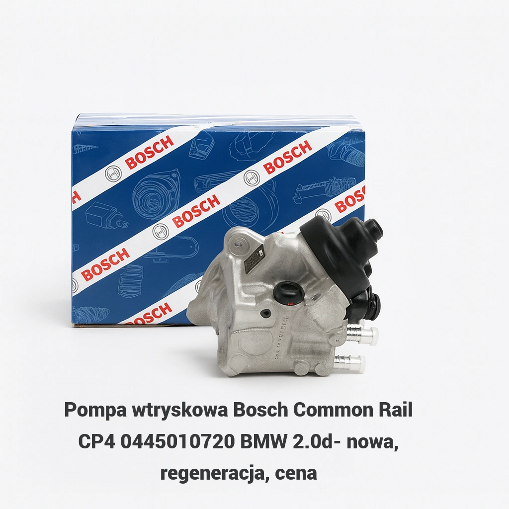 Pompa wtryskowa Bosch Common Rail CP4 0445010720 BMW 2.0d Pompa wtryskowa Bosch Common Rail CP4 0445010720 BMW 2.0d- nowa, regeneracja, cena