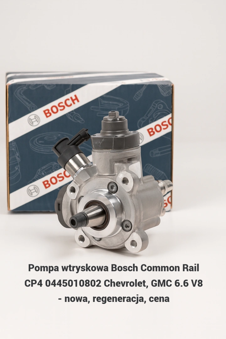 Pompa wtryskowa Bosch Common Rail CP4 0445010802 Chevrolet, GMC 6.6 V8 Pompa wtryskowa Bosch Common Rail CP4 0445010802 Chevrolet, GMC 6.6 V8 - nowa, regeneracja, cena