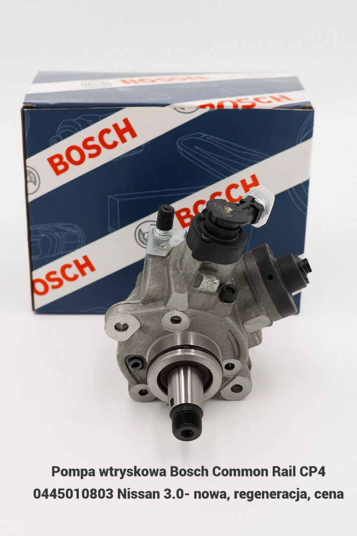 Pompa wtryskowa Bosch Common Rail CP4 0445010803 Nissan 3.0- nowa, regeneracja, cena