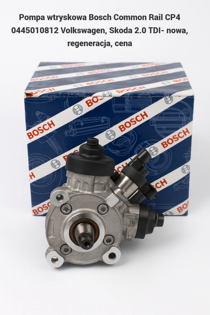Pompa wtryskowa Bosch Common Rail CP4 0445010812 Volkswagen, Skoda 2.0 TDI- nowa, regeneracja, cena