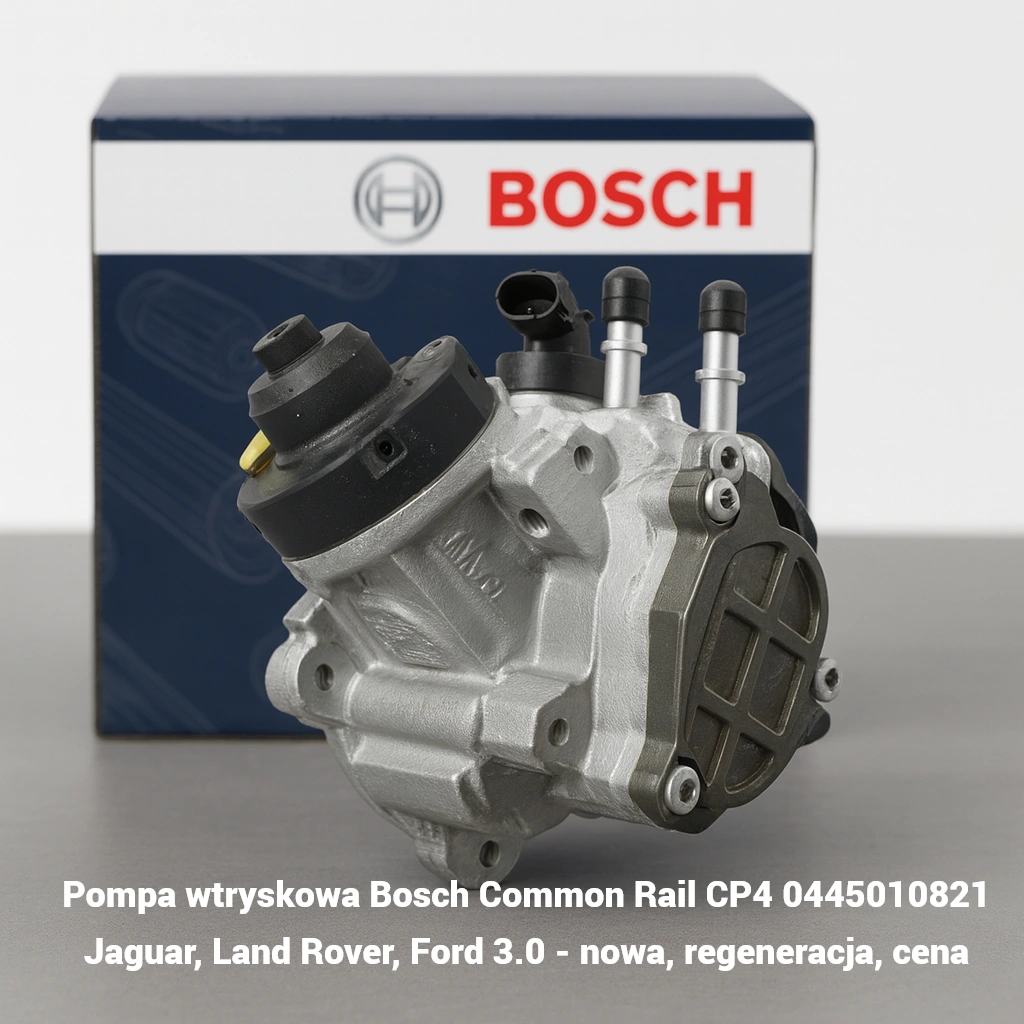 Pompa wtryskowa Bosch Common Rail CP4 0445010821 Jaguar, Land Rover, Ford 3.0 - nowa, regeneracja, cena