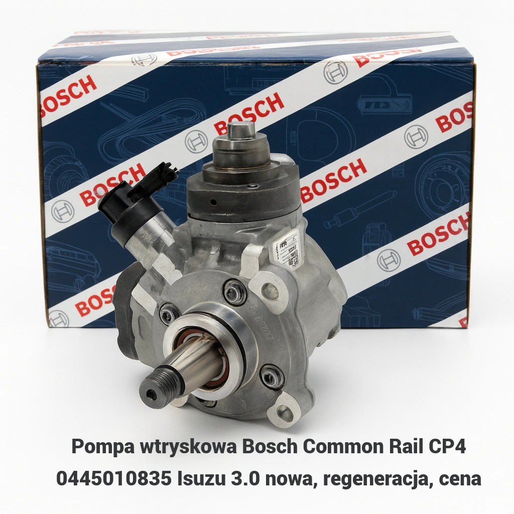 Pompa wtryskowa Bosch Common Rail CP4 0445010835 Isuzu 3.0 Pompa wtryskowa Bosch Common Rail CP4 0445010835 Isuzu 3.0 nowa, regeneracja, cena