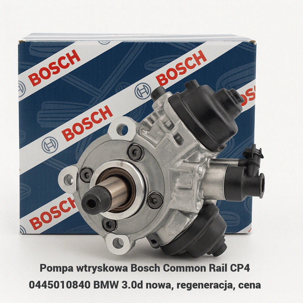 Pompa wtryskowa Bosch Common Rail CP4 0445010840 BMW 3.0d nowa, regeneracja, cena