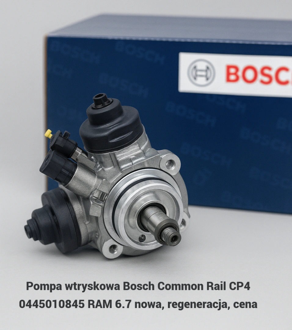 Pompa wtryskowa Bosch Common Rail CP4 0445010845 RAM 6.7 nowa, regeneracja, cena