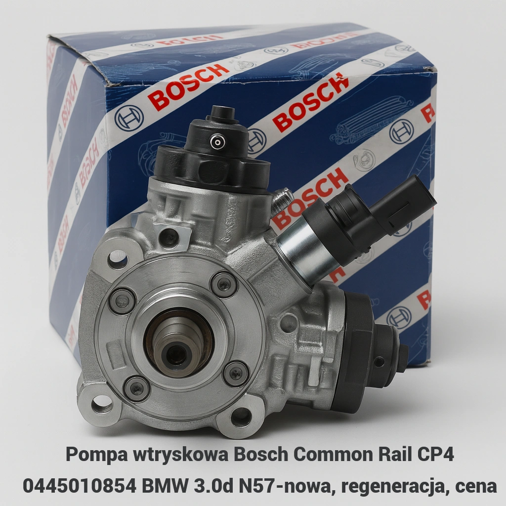 Pompa wtryskowa Bosch Common Rail CP4 0445010854 BMW 3.0d N57-nowa, regeneracja, cena
