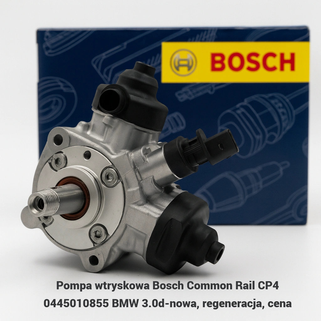 Pompa wtryskowa Bosch Common Rail CP4 0445010855 BMW 3.0d-nowa, regeneracja, cena