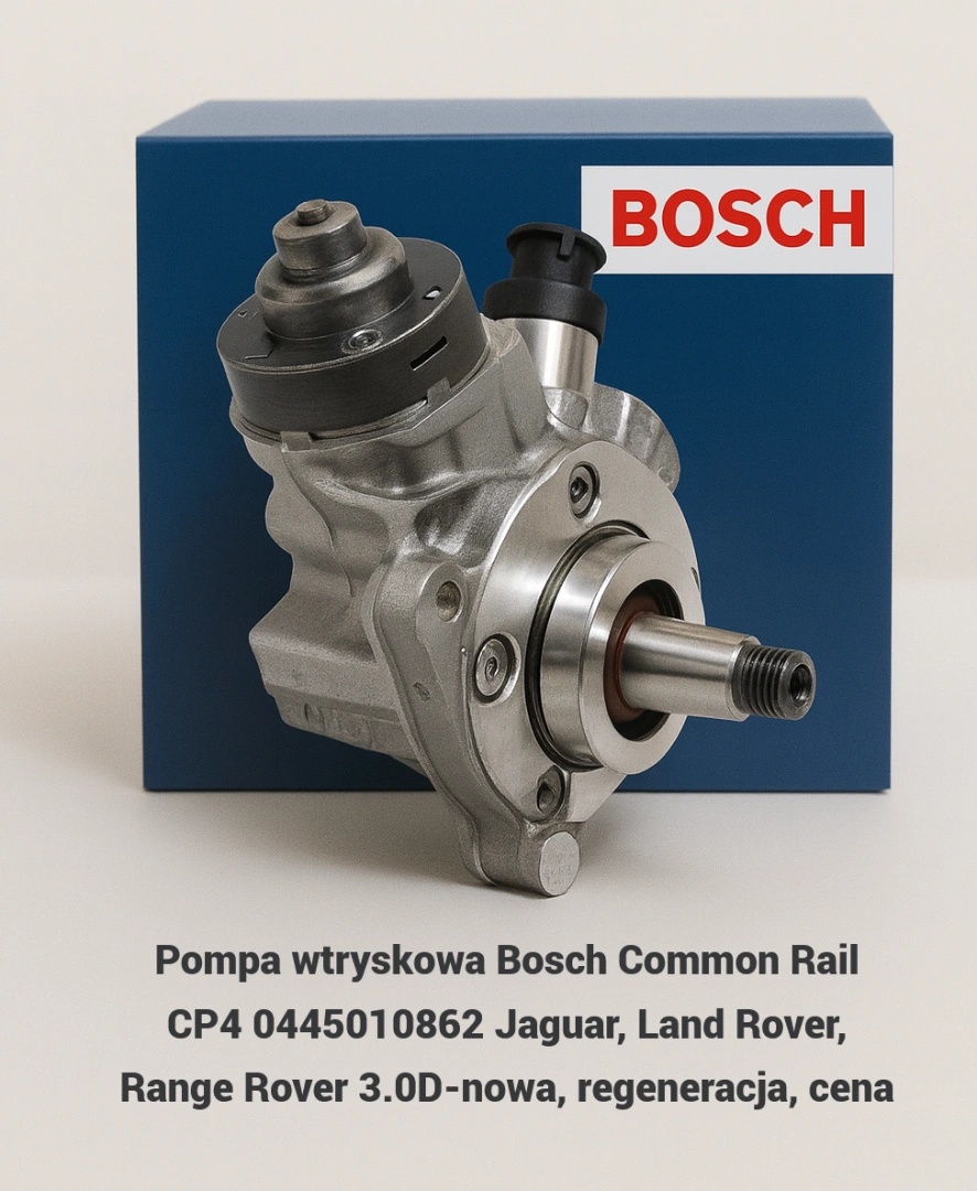 Pompa wtryskowa Bosch Common Rail CP4 0445010862 Jaguar, Land Rover, Range Rover 3.0D-nowa, regeneracja, cena