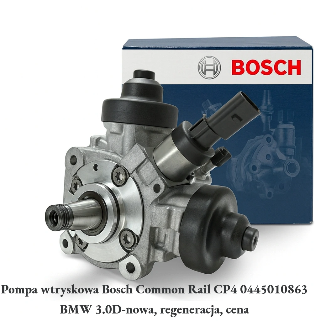 Pompa wtryskowa Bosch Common Rail CP4 0445010863 BMW 3.0D-nowa, regeneracja, cena