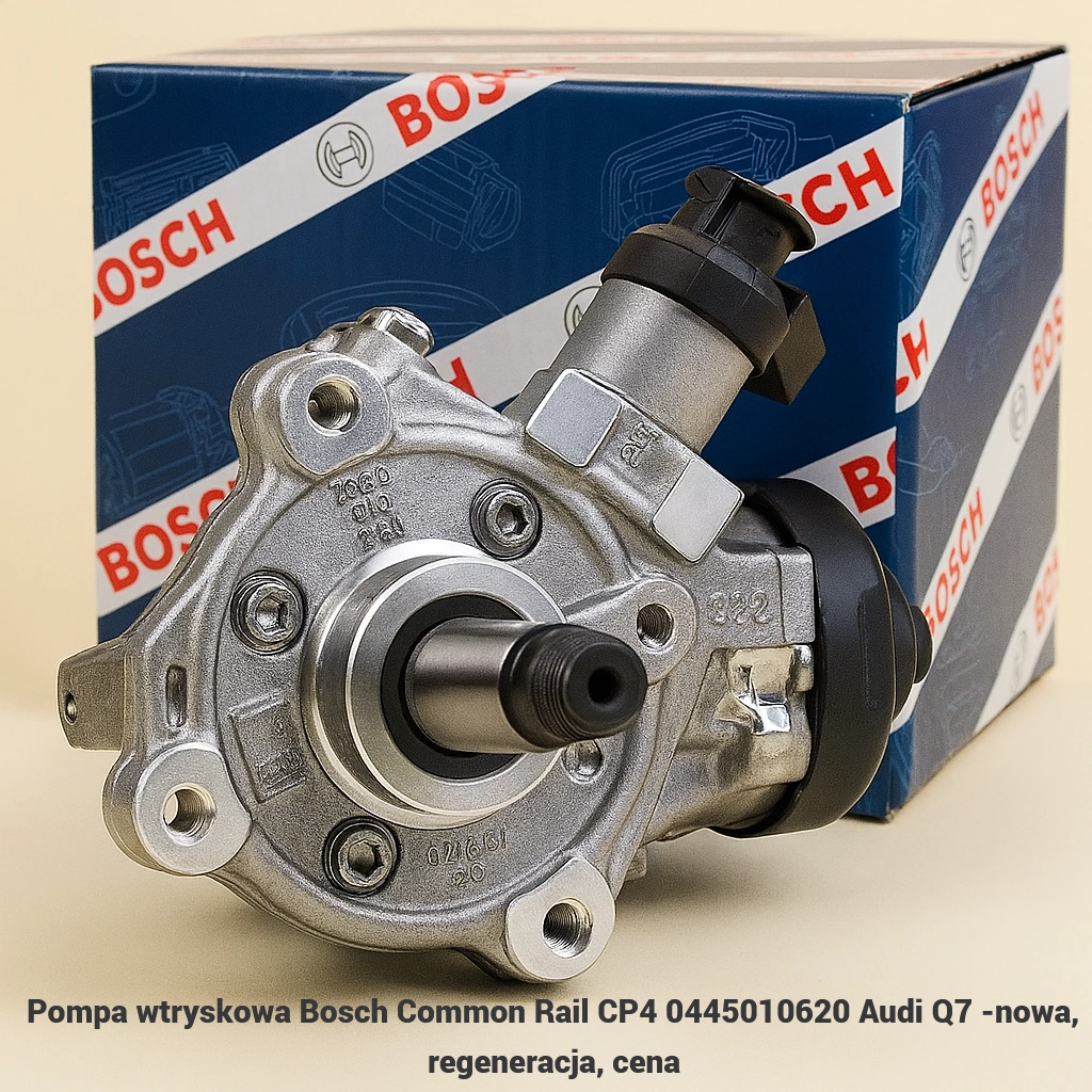 Pompa wtryskowa Bosch Common Rail CP4 0445010620 Audi Q7 Pompa wtryskowa Bosch Common Rail CP4 0445010620 Audi Q7 nowa, regeneracja, cena