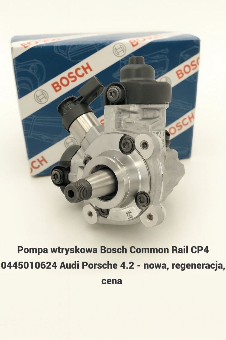 Pompa wtryskowa Bosch Common Rail CP4 0445010624 Audi Porsche 4.2 Pompa wtryskowa Bosch Common Rail CP4 0445010624 Audi Porsche 4.2 - nowa, regeneracja, cena