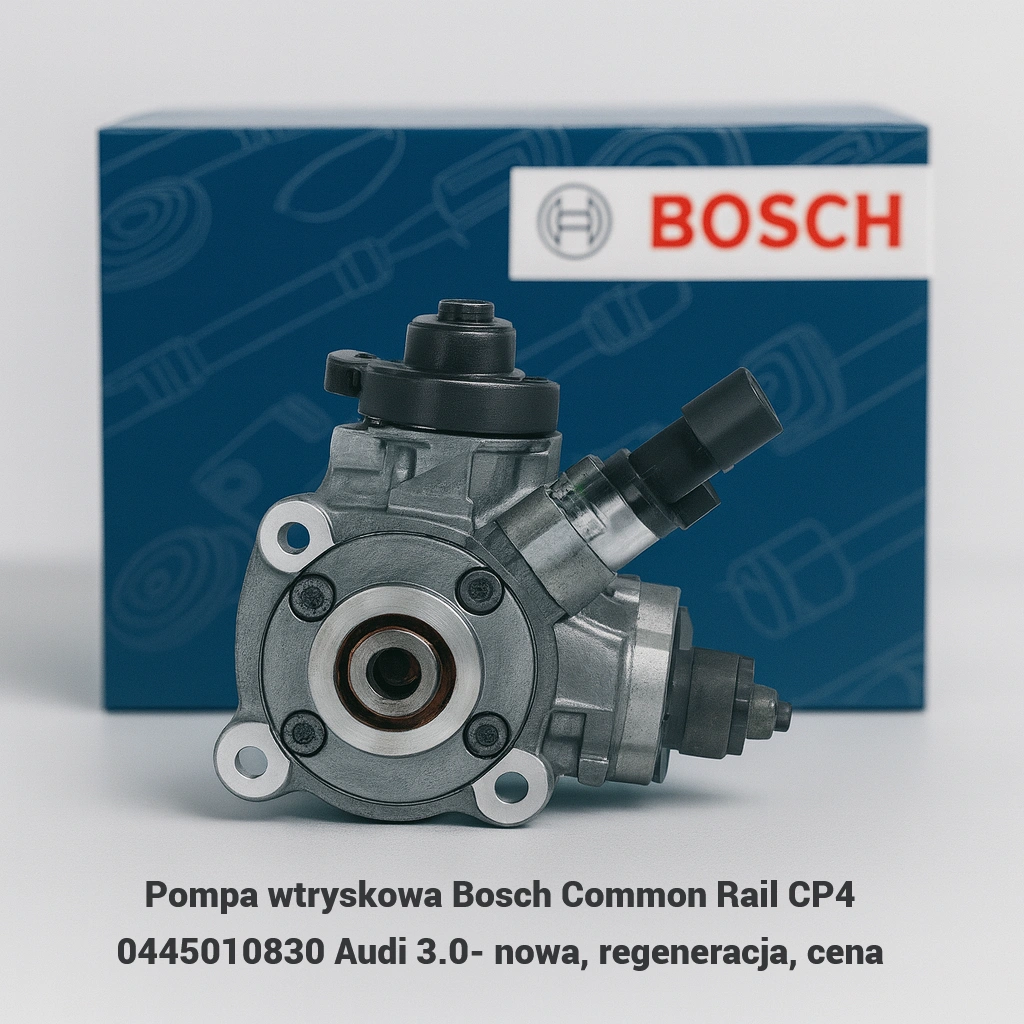Pompa wtryskowa Bosch Common Rail CP4 0445010830 Audi 3.0- nowa, regeneracja, cena