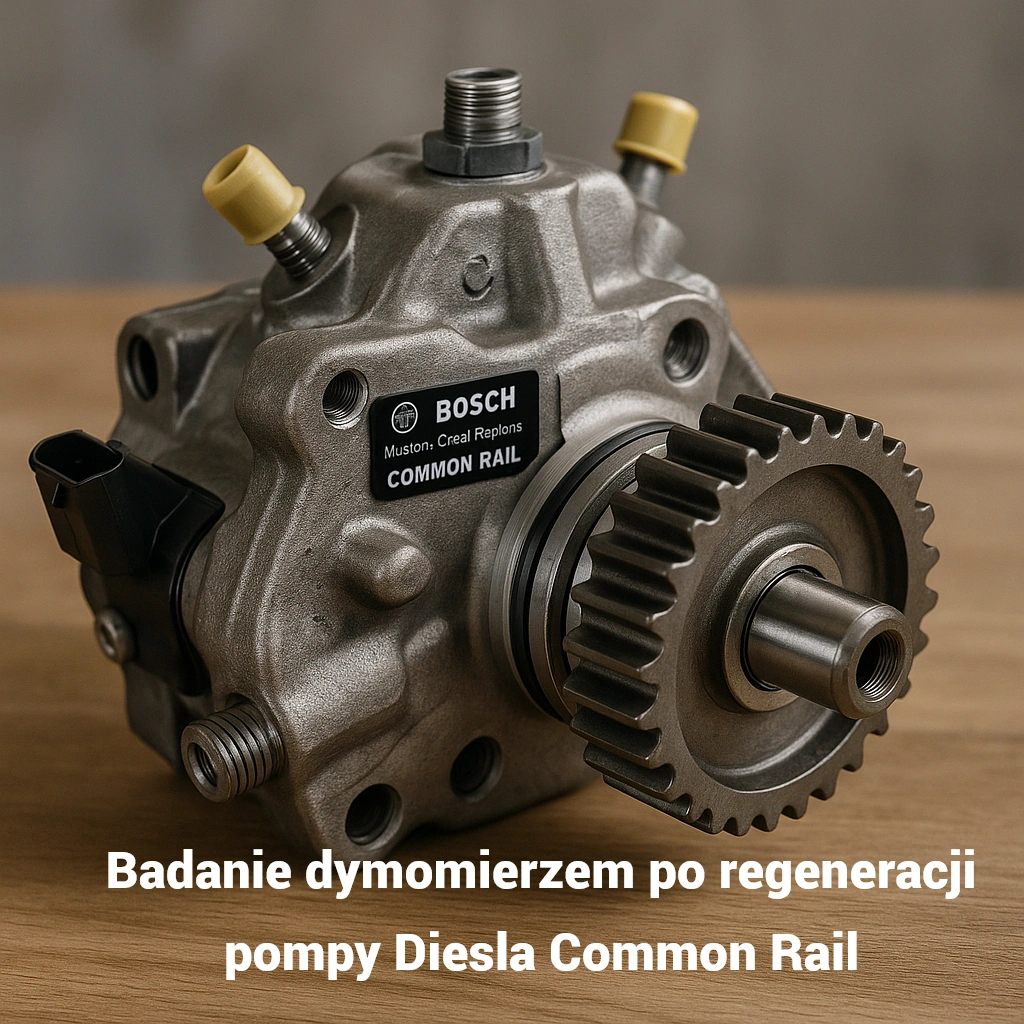 Badanie dymomierzem po regeneracji pompy Diesla CR Badanie dymomierzem po regeneracji pompy Diesla Common Rail
