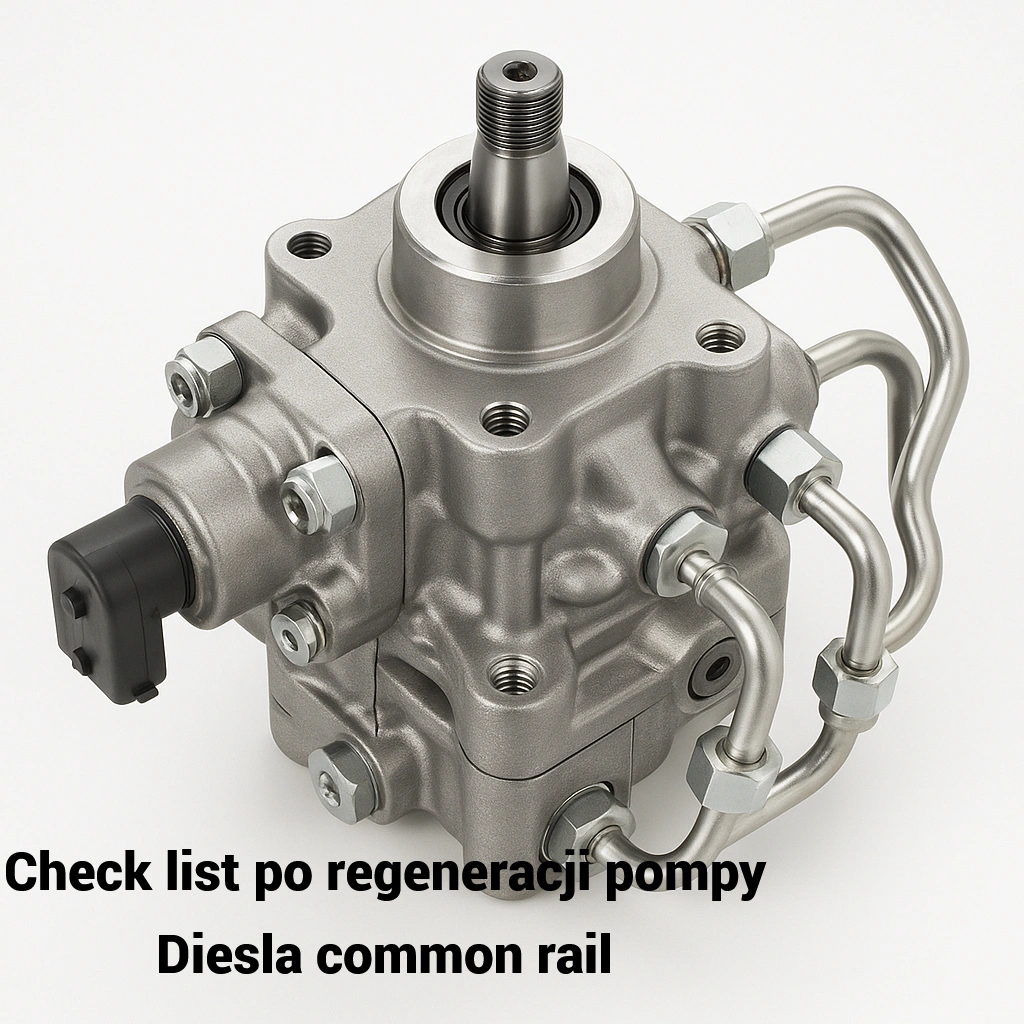 Check list po regeneracji pompy Diesla CR Check list po regeneracji pompy Diesla common rail