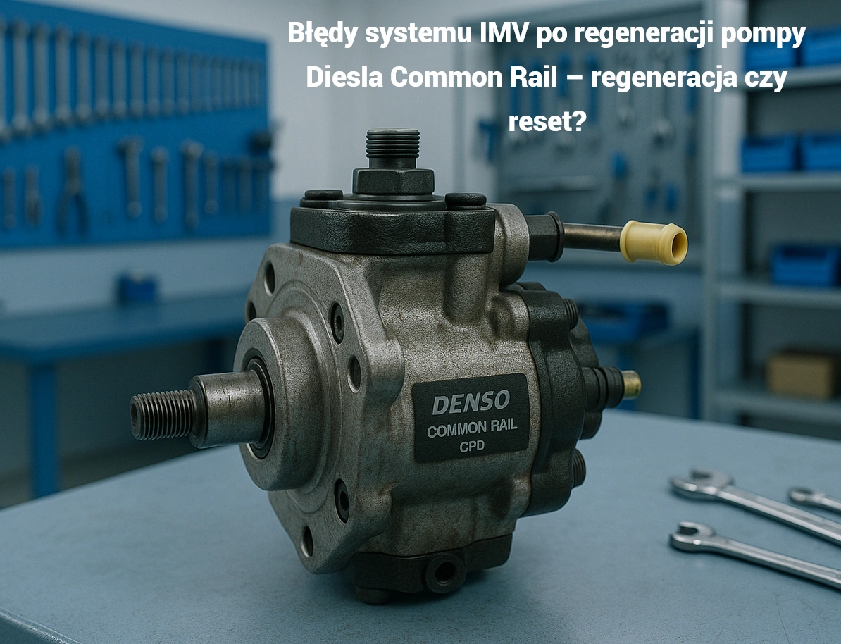 Regeneracja pompy Diesla Common Rail Błędy systemu IMV po regeneracji pompy Diesla Common Rail – regeneracja czy reset?