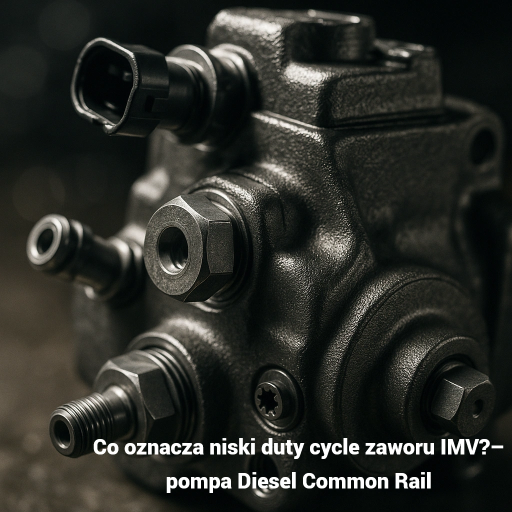 Co oznacza niski duty cycle zaworu IMV? Co oznacza niski duty cycle zaworu IMV – pompa Diesel Common Rail