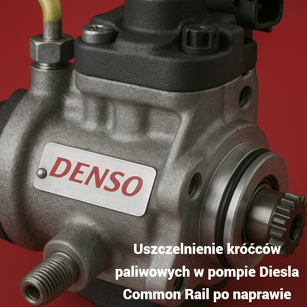 Regeneracja pompy Common Rail  Uszczelnienie króćców paliwowych w pompie Diesla Common Rail po naprawie