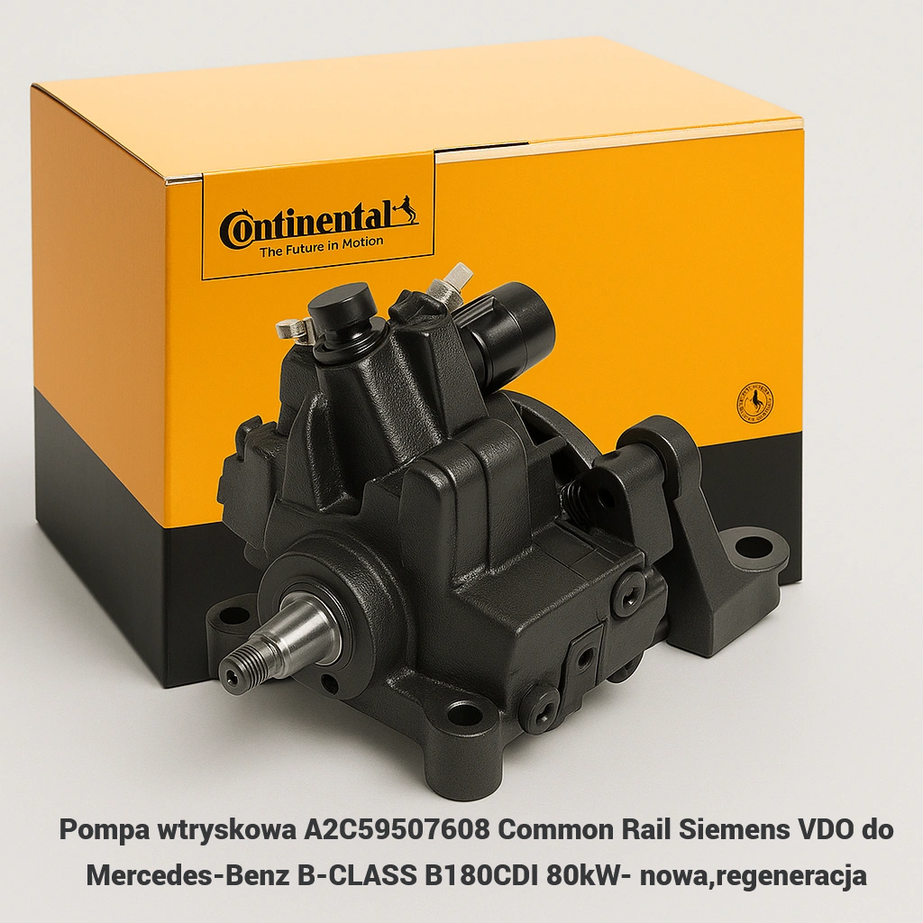 Pompa wtryskowa A2C59507608 Common Rail Siemens VDO do Mercedes-Benz B-CLASS B180CDI 80kW- nowa,regeneracja