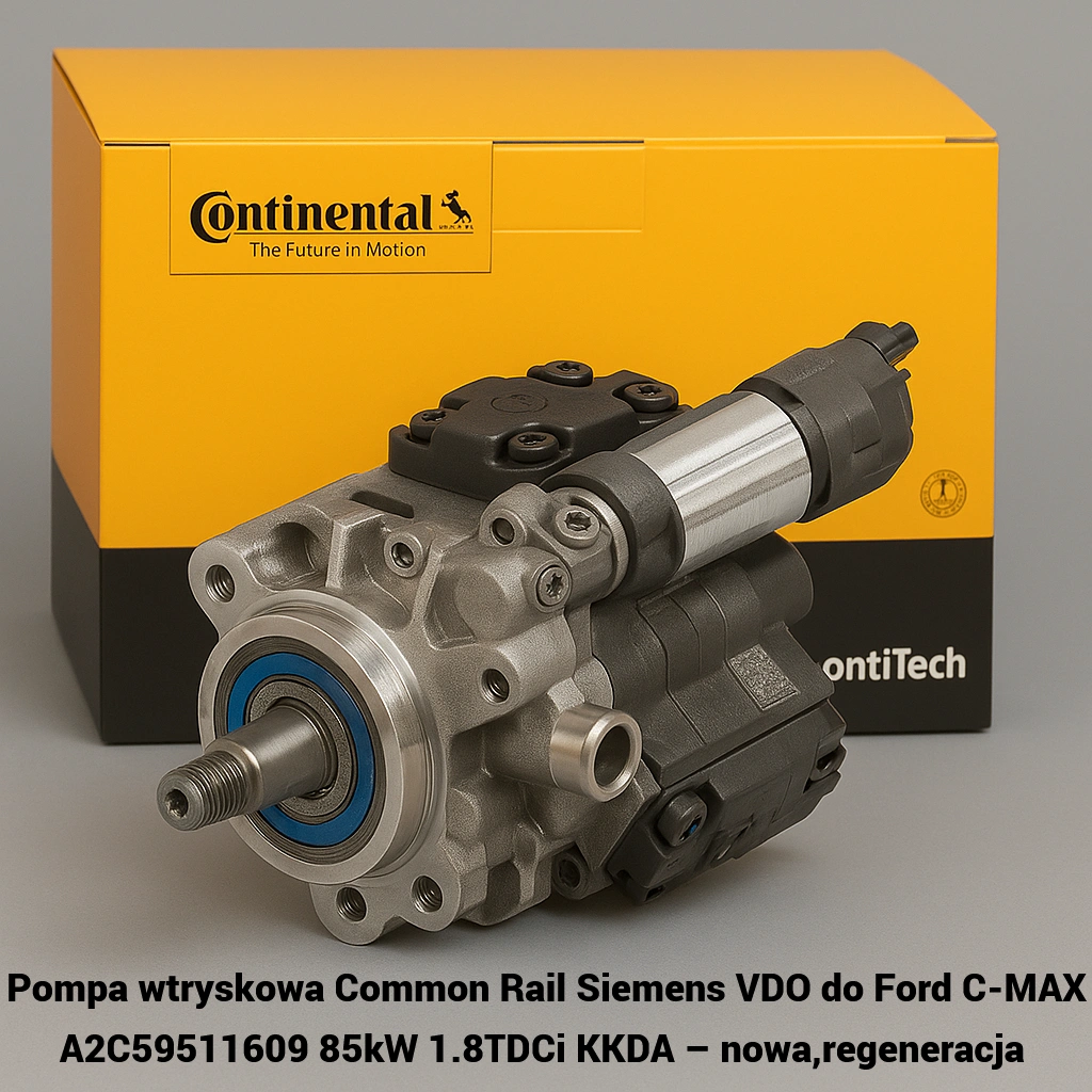Pompa wtryskowa Common Rail Siemens VDO do Ford C-MAX A2C59511609 85kW 1.8TDCi KKDA – nowa,regeneracja