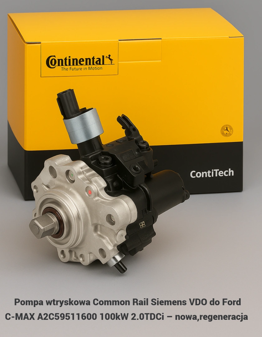 Pompa wtryskowa Common Rail Siemens VDO do Ford C-MAX A2C59511600 100kW 2.0TDCi – nowa,regeneracja