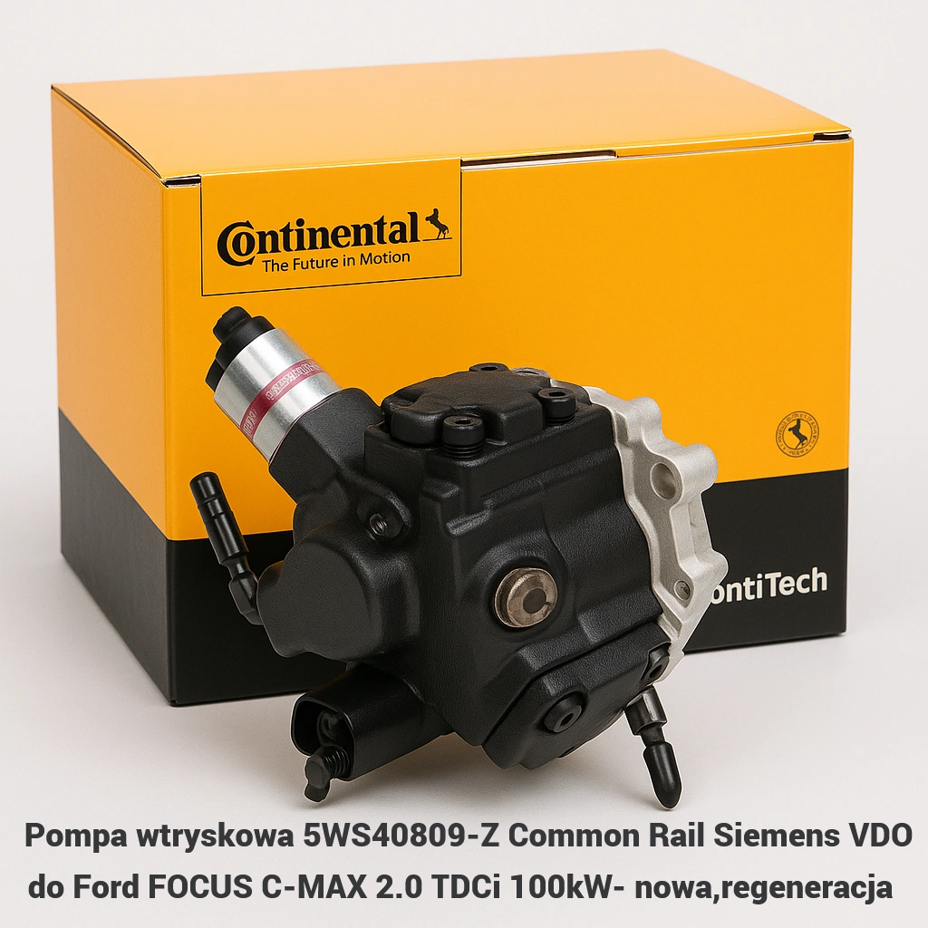 Pompa wtryskowa Common Rail Siemens VDO do Ford FOCUS C-MAX 2.0 TDCi 100kW- nowa,regeneracja