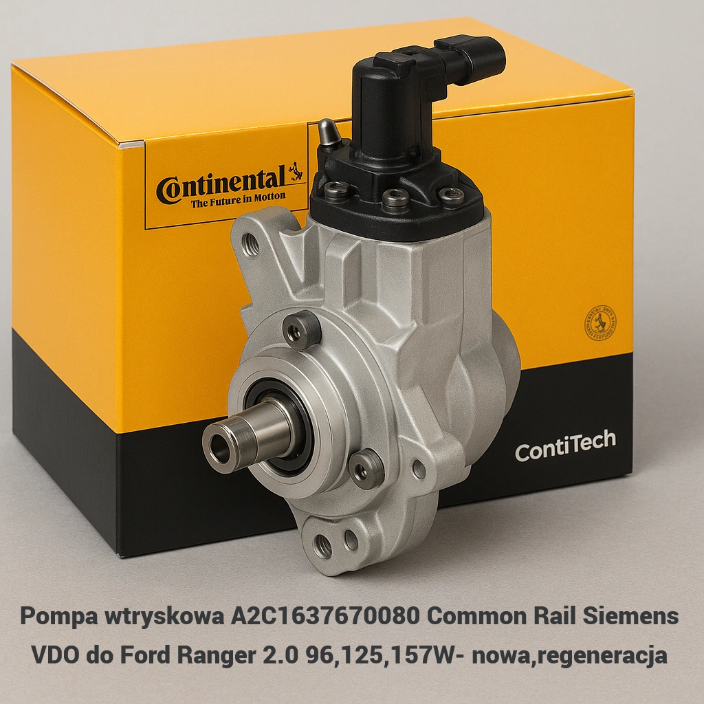 Pompa wtryskowa A2C1637670080 Common Rail Siemens VDO do Ford Ranger 2.0 96,125,157W- nowa,regeneracja
