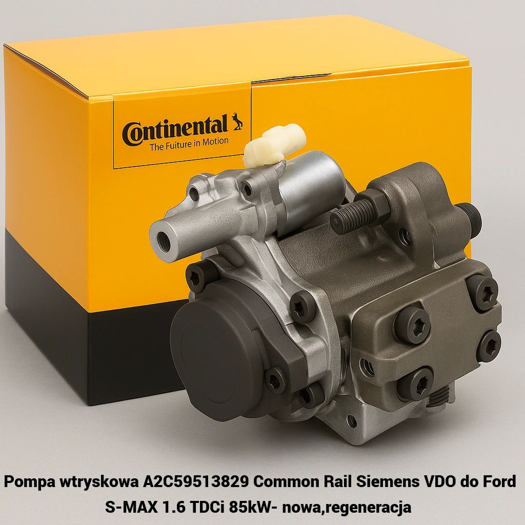 Pompa wtryskowa A2C59513829 Common Rail Siemens VDO do Ford S-MAX 1.6 TDCi 85kW- nowa,regeneracja