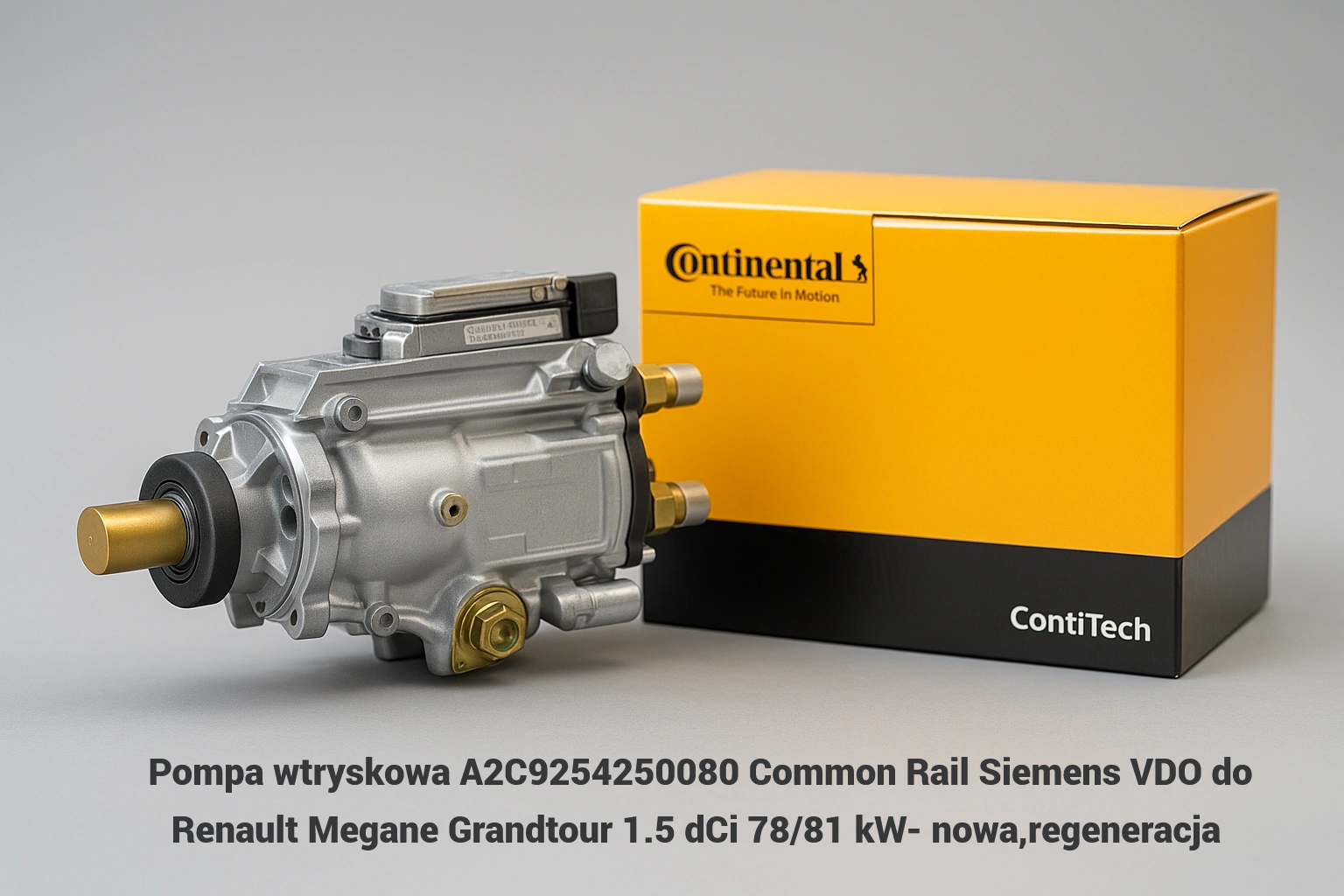 Pompa wtryskowa A2C9254250080 Common Rail Siemens VDO do Renault Megane Grandtour 1.5 dCi 78/81 kW- nowa,regeneracja