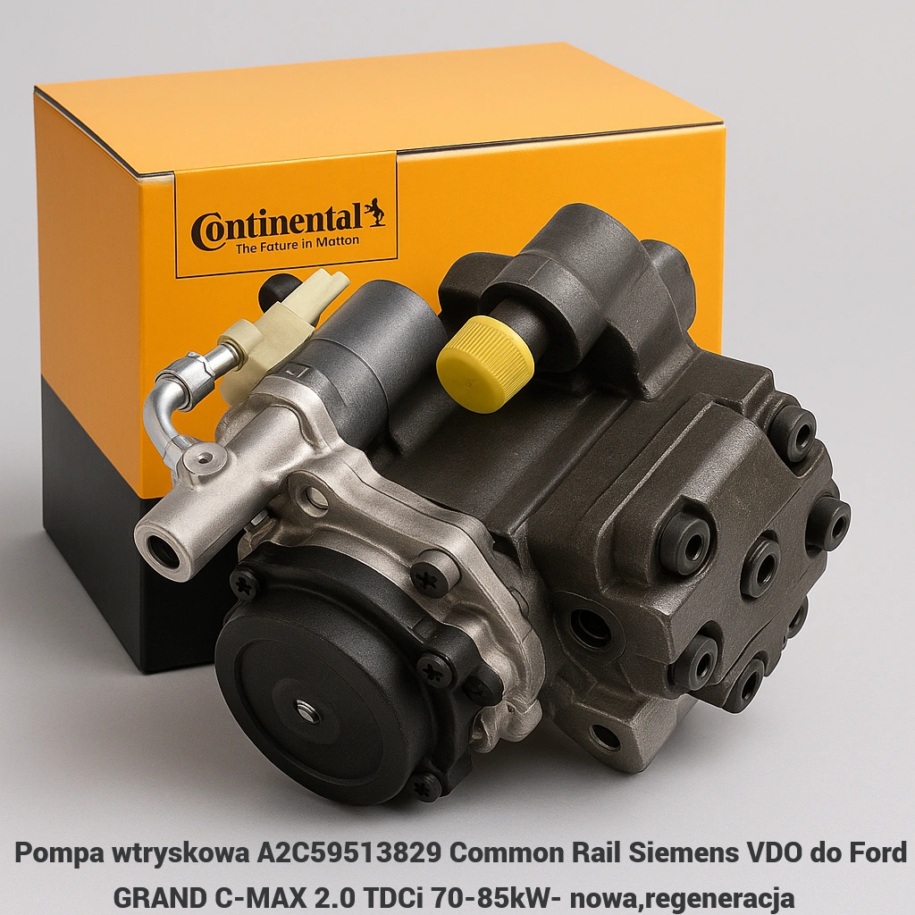 Pompa wtryskowa A2C59513829 Common Rail Siemens VDO do Ford GRAND C-MAX 2.0 TDCi 70-85kW- nowa,regeneracja