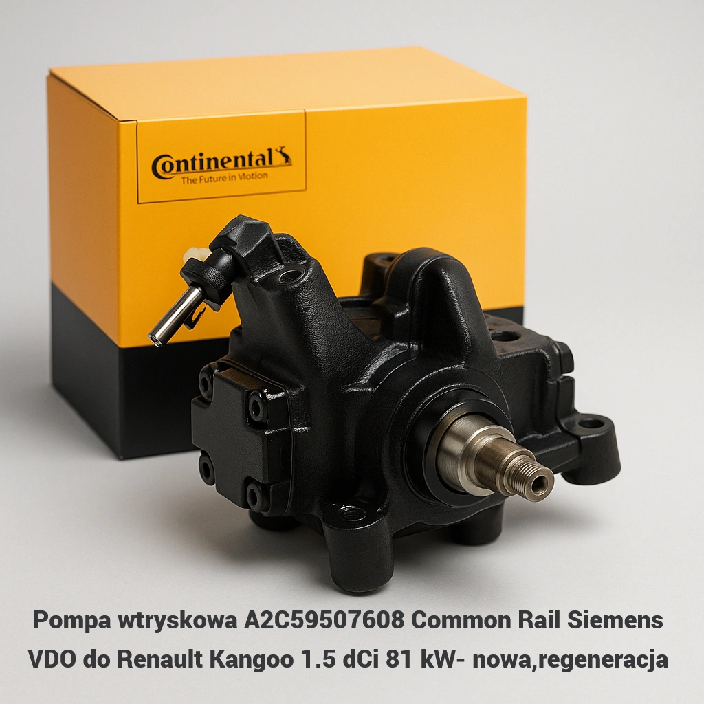 Pompa wtryskowa A2C59507608 Common Rail Siemens VDO do Renault Kangoo 1.5 dCi 81 kW- nowa,regeneracja