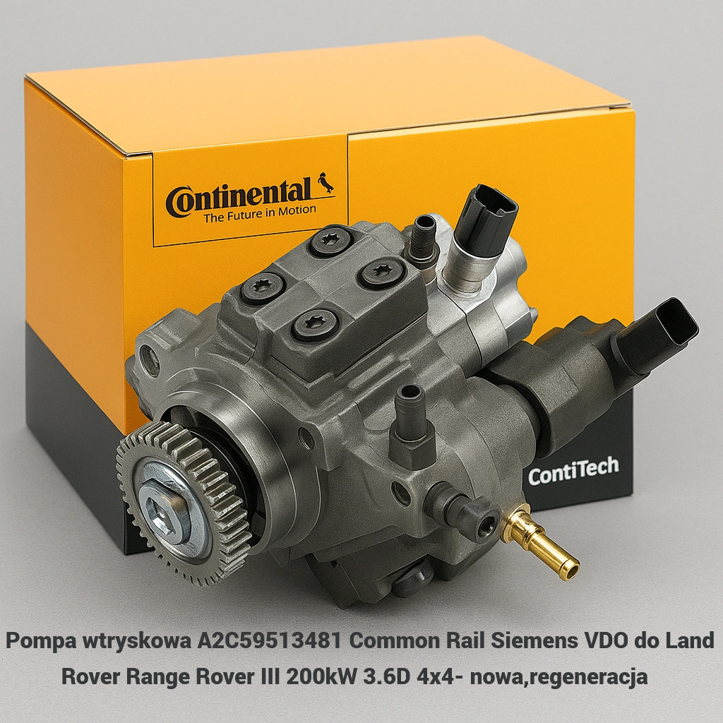 Pompa wtryskowa A2C59513481 Common Rail Siemens VDO do Land Rover Range Rover III 200kW 3.6D 4x4- nowa,regeneracja