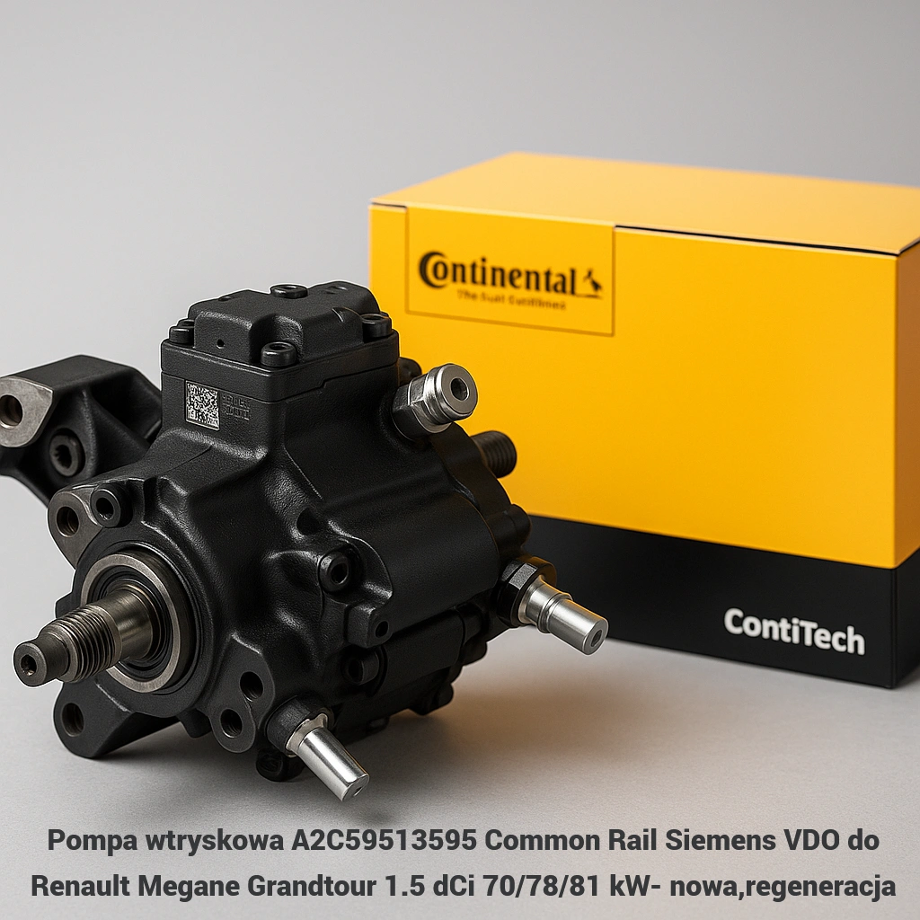 Pompa wtryskowa A2C59513595 Common Rail Siemens VDO do Renault Megane Grandtour 1.5 dCi 70/78/81 kW- nowa,regeneracja 