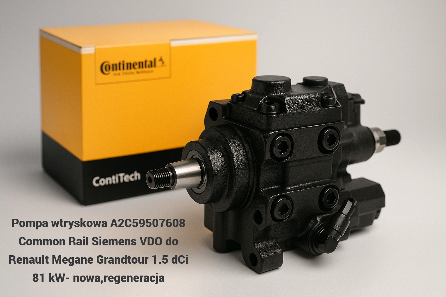 Pompa wtryskowa A2C59507608 Common Rail Siemens VDO do Renault Megane Grandtour 1.5 dCi 81 kW- nowa,regeneracja