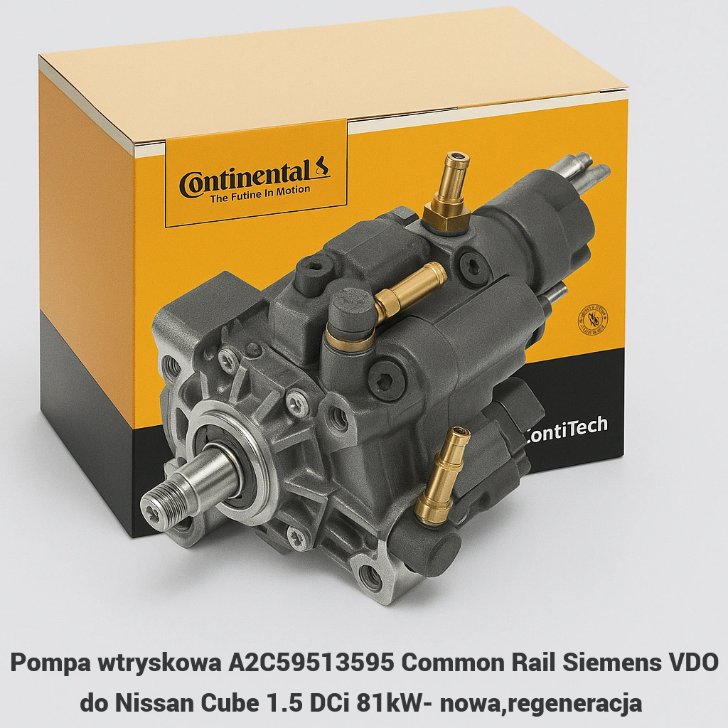 Pompa wtryskowa A2C59513595 Common Rail Siemens VDO do Nissan Cube 1.5 DCi 81kW- nowa,regeneracja
