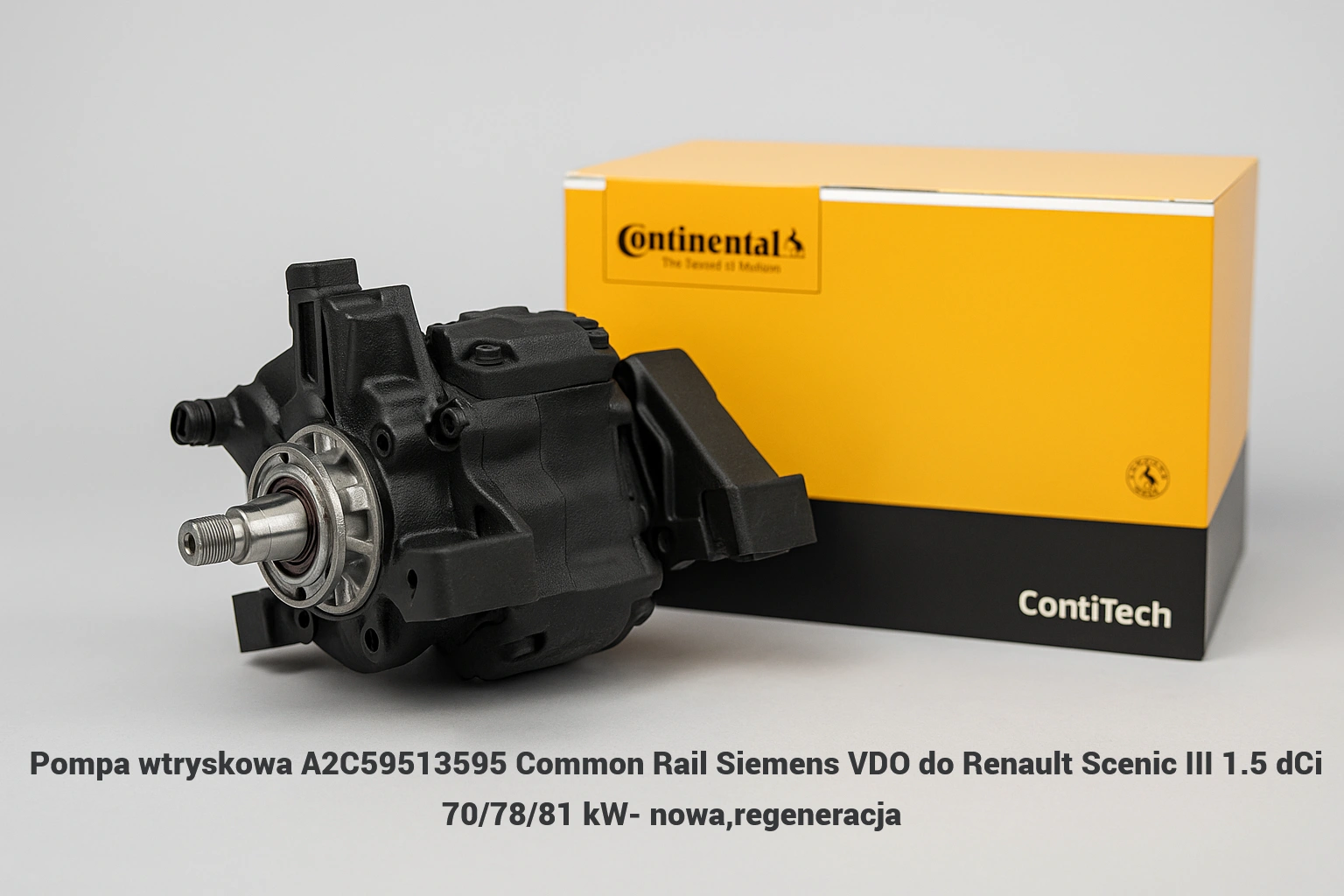 Pompa wtryskowa A2C59513595 Common Rail Siemens VDO do Renault Scenic III 1.5 dCi 70/78/81 kW- nowa,regeneracja