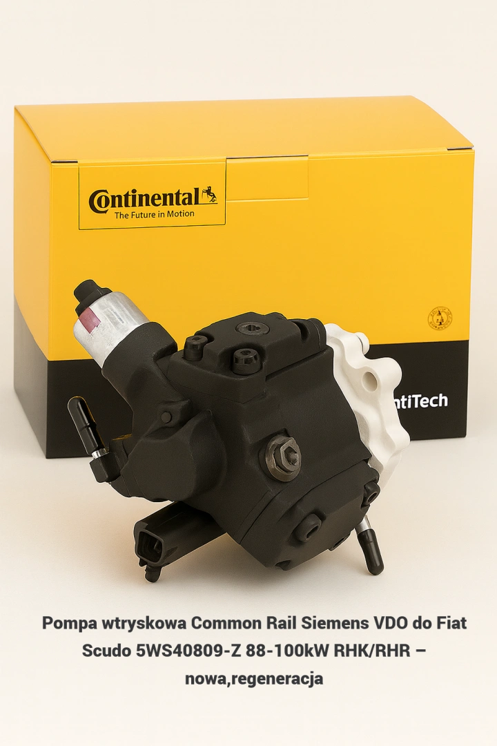 Pompa wtryskowa Common Rail Siemens VDO do Fiat Scudo 5WS40809-Z 88-100kW RHK/RHR – nowa,regeneracja