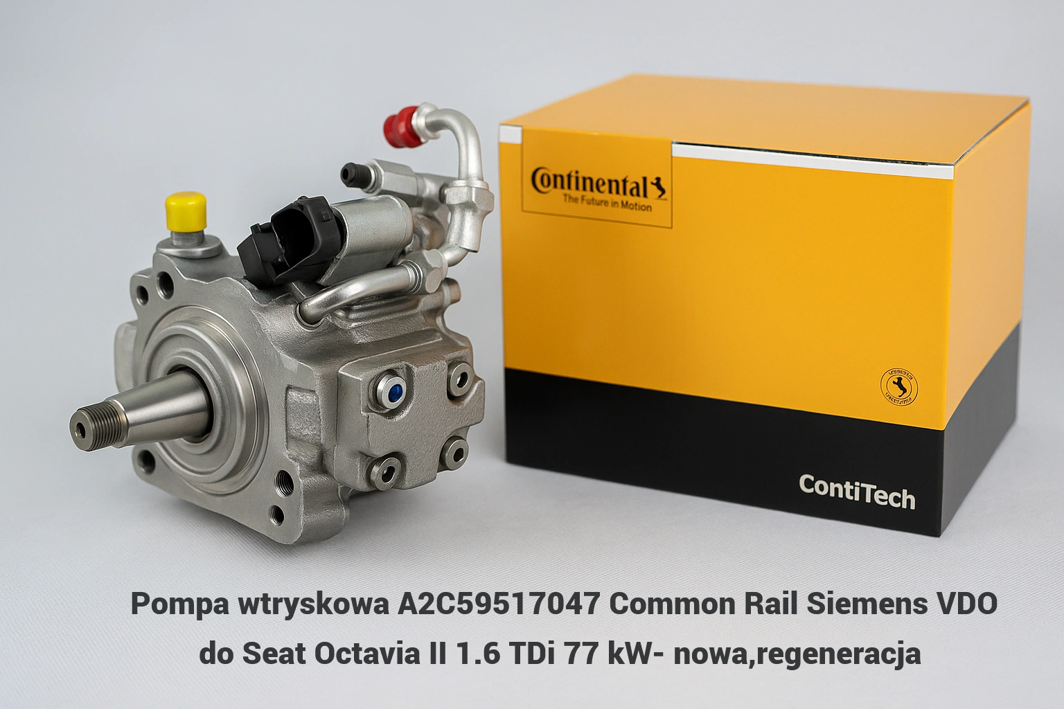 Pompa wtryskowa A2C59517047 Common Rail Siemens VDO do Seat Octavia II 1.6 TDi 77 kW- nowa,regeneracja