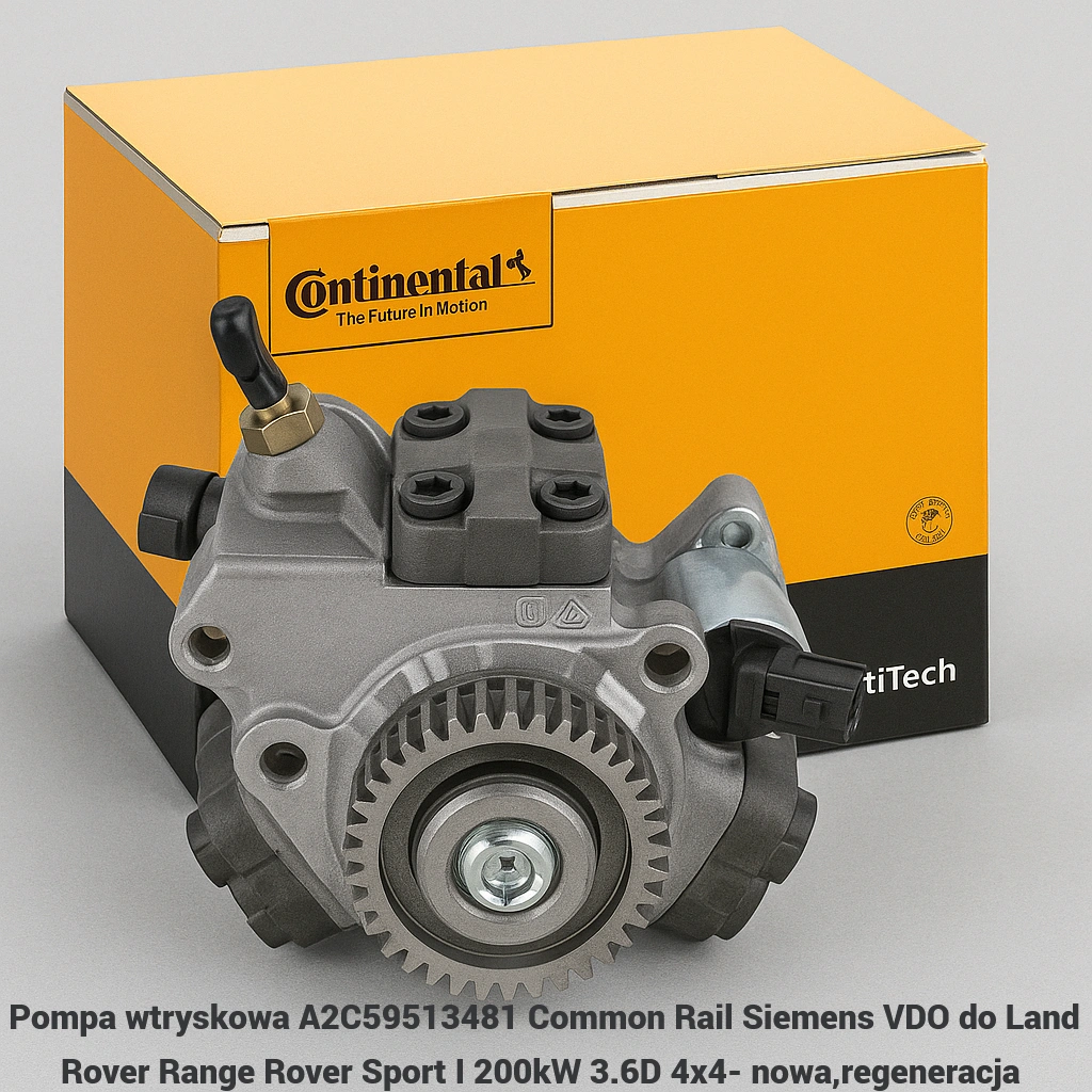 Pompa wtryskowa A2C59513481 Common Rail Siemens VDO do Land Rover Range Rover Sport I 200kW 3.6D 4x4- Pompa wtryskowa A2C59513481 Common Rail Siemens VDO do Land Rover Range Rover Sport I 200kW 3.6D 4x4- nowa,regeneracja