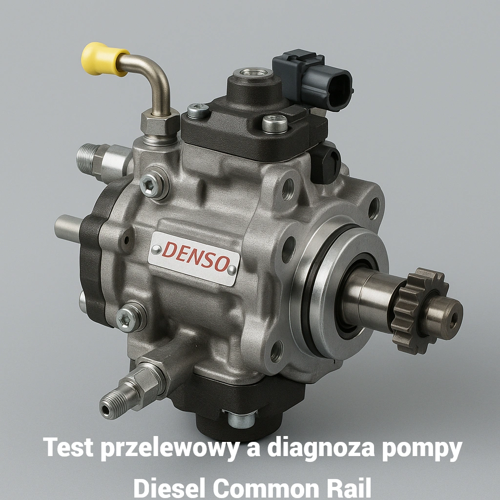 Diagnoza pompy Diesel Common Rail Test przelewowy a diagnoza pompy Diesel Common Rail